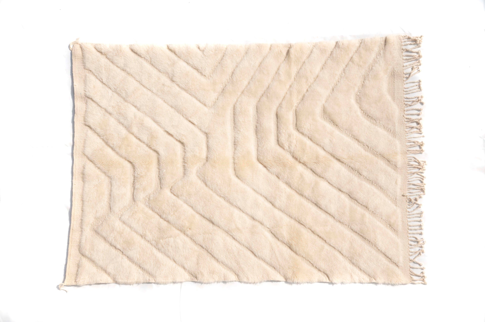 Luxury Zigzag Moroccan Area Rug