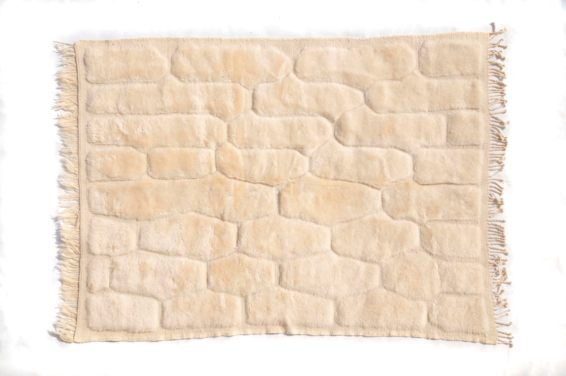 Stone Texture Beige Luxury Rug