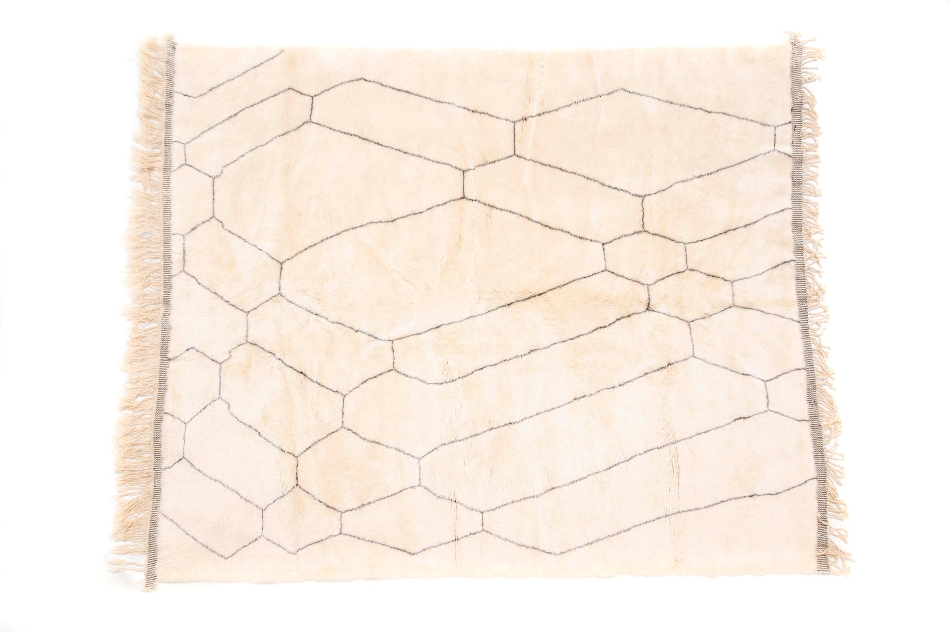 Sands of Time: Moroccan Hexagon Rug